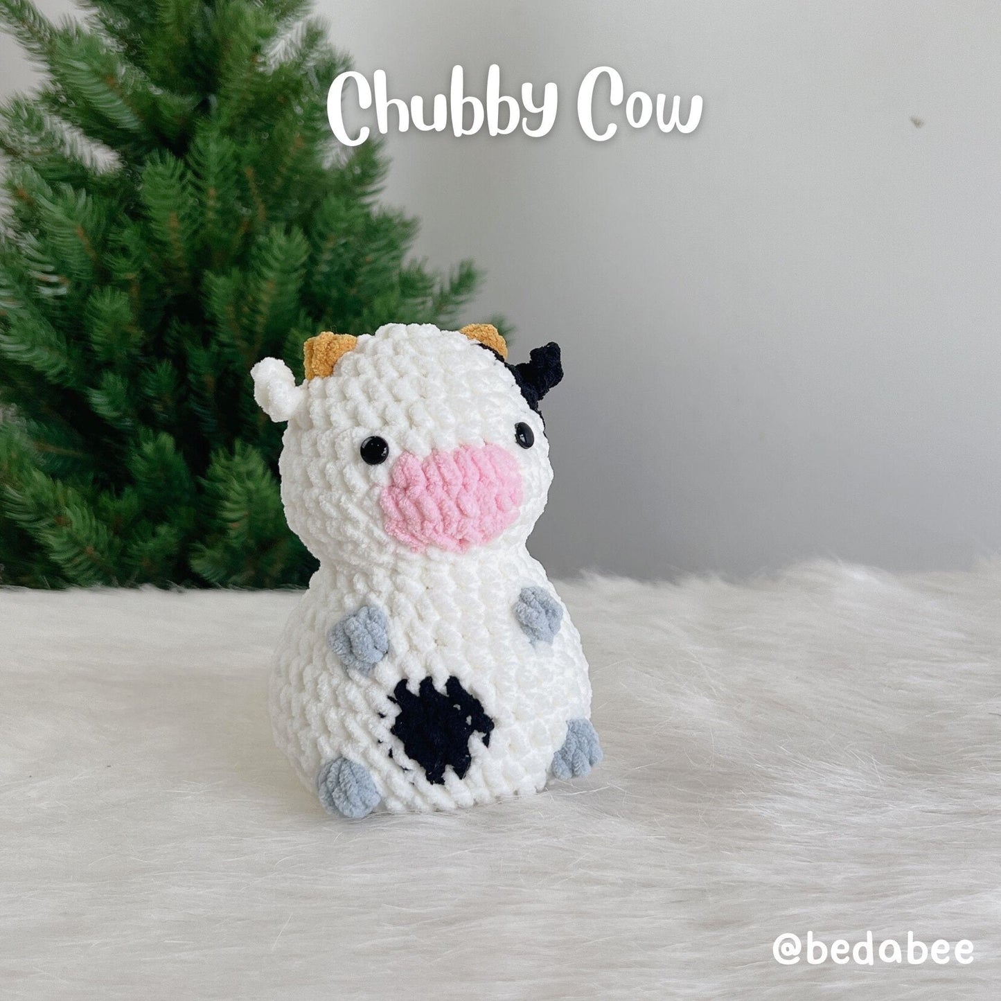 Bedabee 6-in-1 Chubby Farm Animals Crochet Pattern Bundle Amigurumi PDF Tutorial