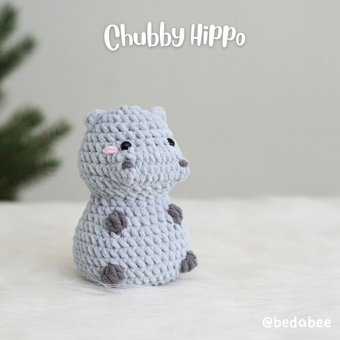 Bedabee No-Sew 6-in-1 Chubby Safari Animals Crochet Pattern Bundle Amigurumi PDF Tutorial