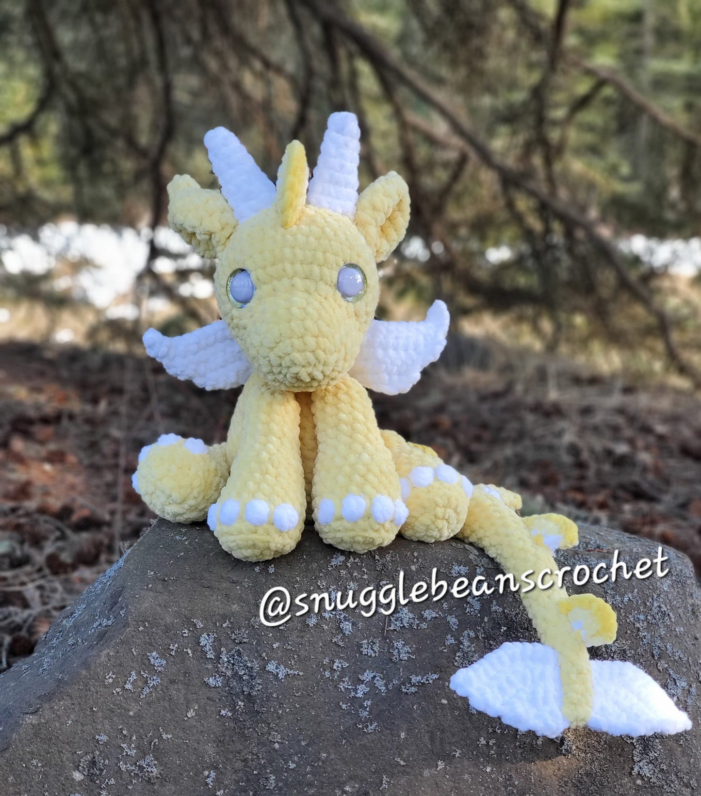 SnuggleBeansCrochet Baby Snuggle Dragon Crochet Pattern PDF