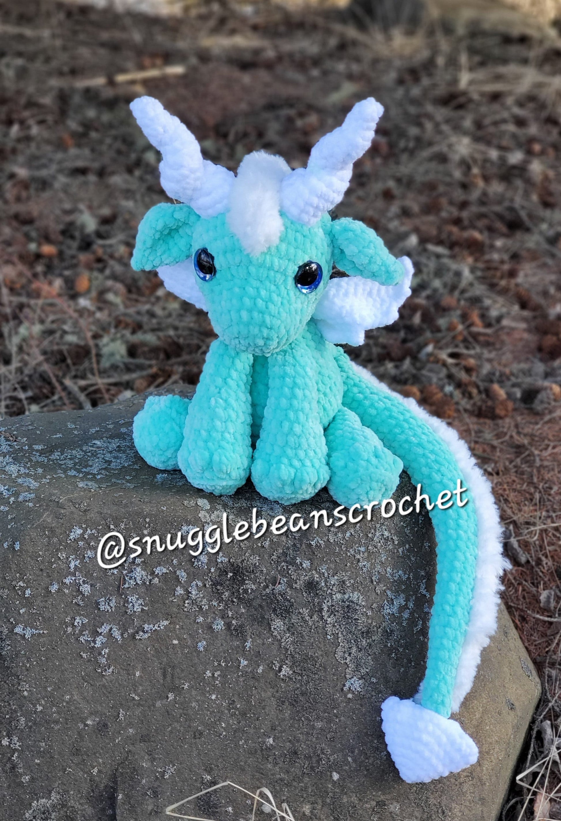 SnuggleBeansCrochet Baby Snuggle Dragon Crochet Pattern PDF