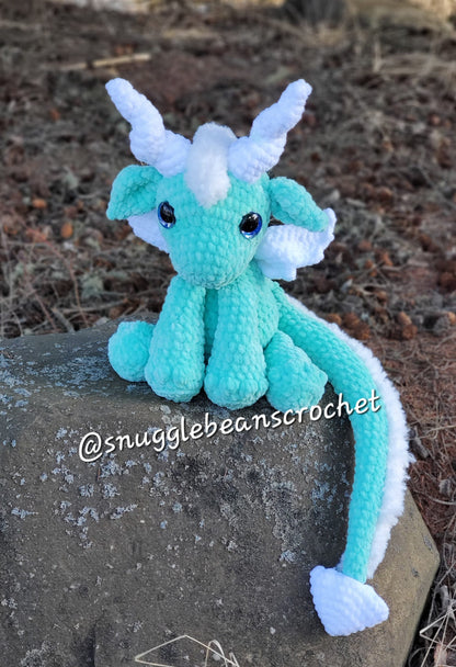 SnuggleBeansCrochet Baby Snuggle Dragon Crochet Pattern PDF