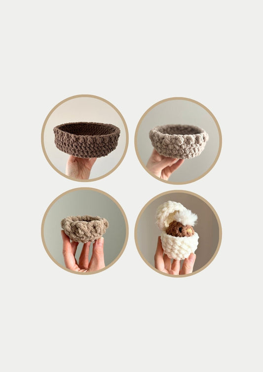 Oak and Marlow Mabel Nest and Egg Bundle Crochet Pattern