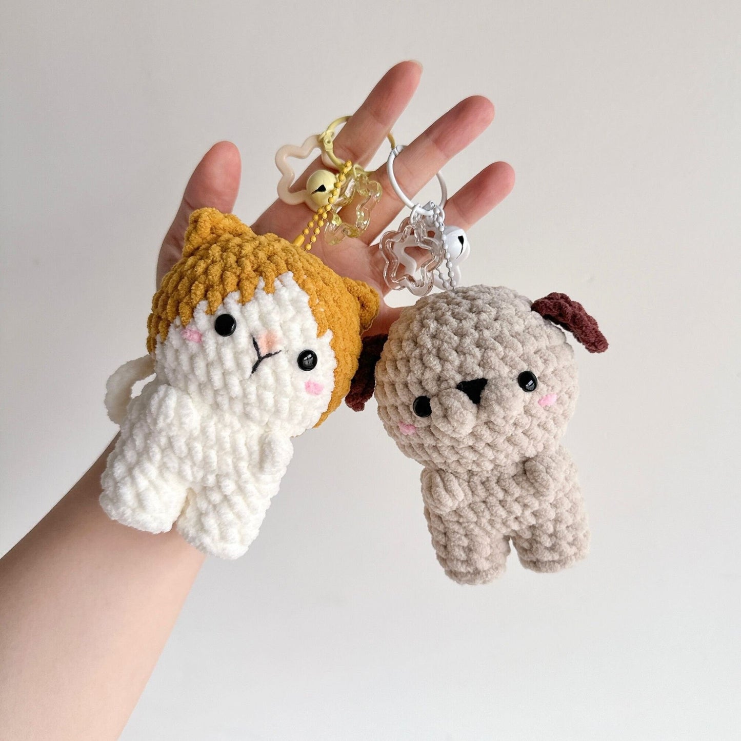 Bedabee No-Sew 10-in-1 Animal Keychain Crochet Pattern Bundle Amigurumi PDF Tutorial