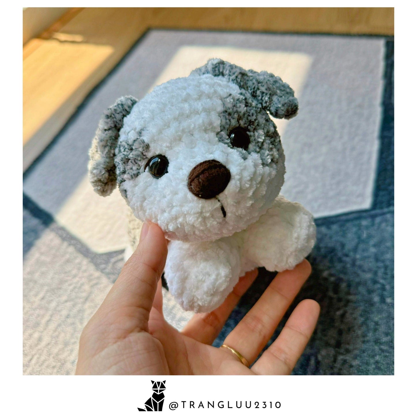 MagicRing Crochet Dog Pattern 3 in 1: Aussie Pups Australian Shepherd (PDF Pattern)