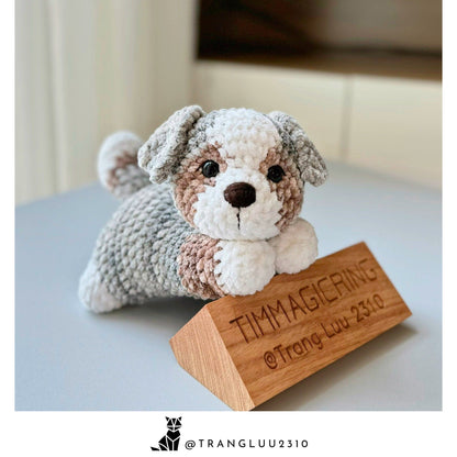 MagicRing Crochet Dog Pattern 3 in 1: Aussie Pups Australian Shepherd (PDF Pattern)