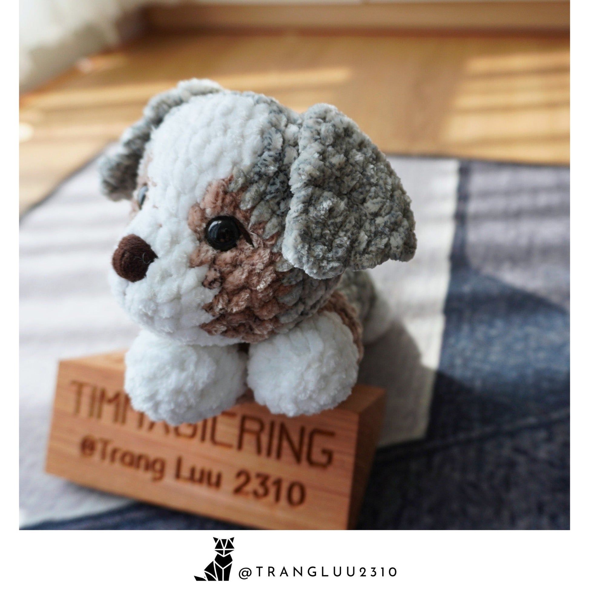 MagicRing Crochet Dog Pattern 3 in 1: Aussie Pups Australian Shepherd (PDF Pattern)