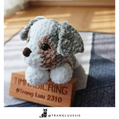 MagicRing Crochet Dog Pattern 3 in 1: Aussie Pups Australian Shepherd (PDF Pattern)