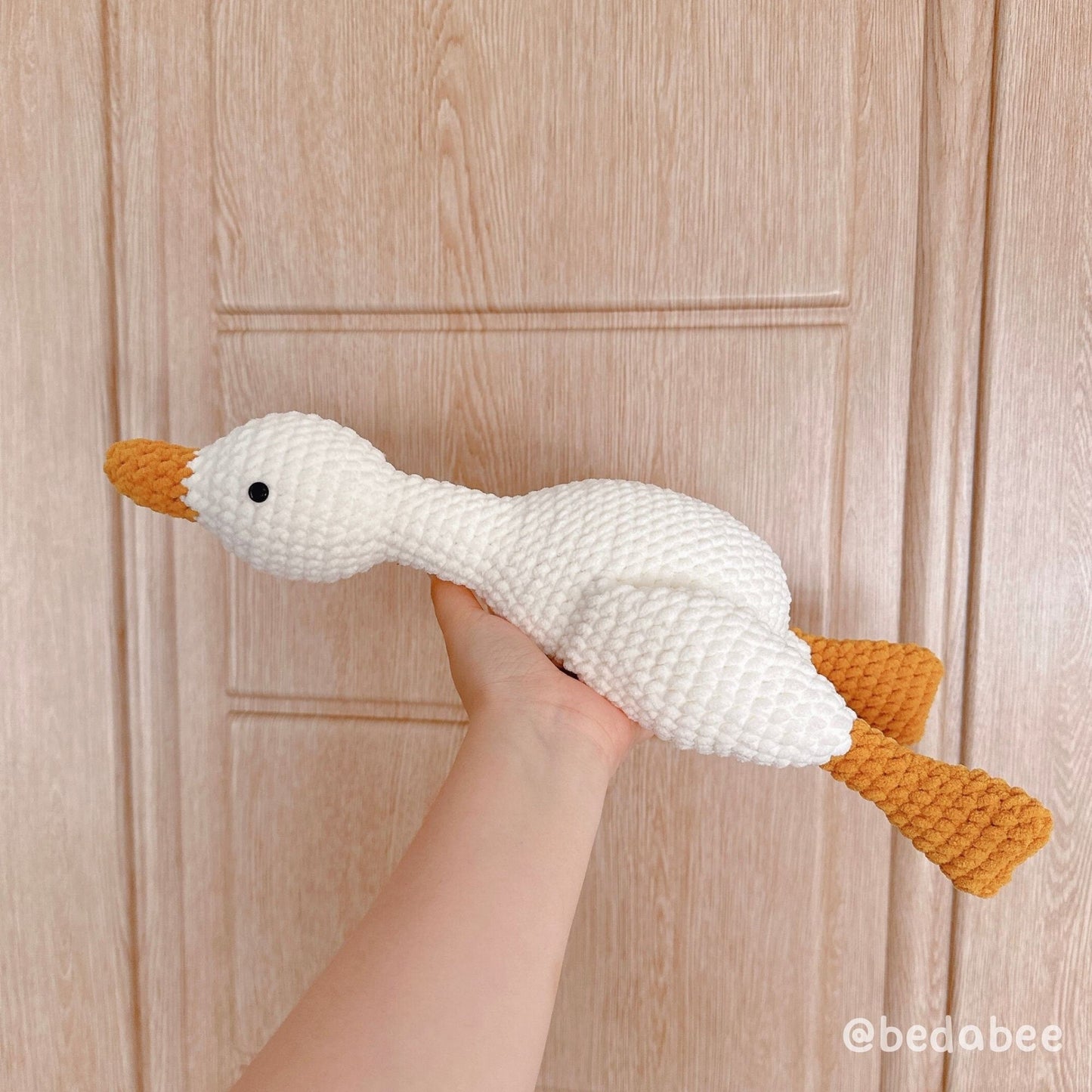 Bedabee No-Sew Little Goose Crochet Pattern Amigurumi PDF Tutorial