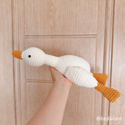 Bedabee No-Sew Little Goose Crochet Pattern Amigurumi PDF Tutorial