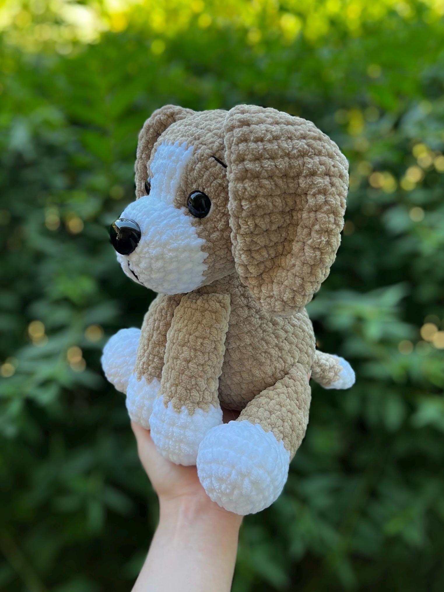 KnotsandSnugglesCo Piper the Puppy Crochet Pattern PDF