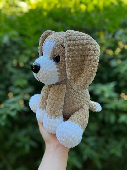 KnotsandSnugglesCo Piper the Puppy Crochet Pattern PDF