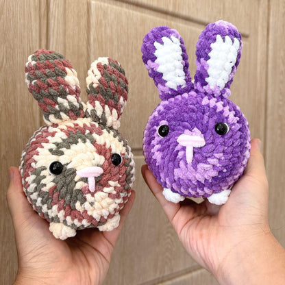 Bedabee No-Sew Bunny Plushie Crochet Pattern Amigurumi PDF Tutorial