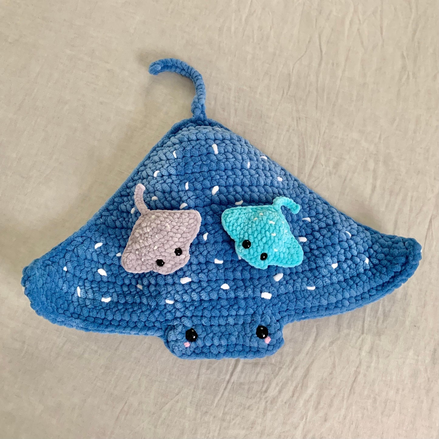 TheresasCrochetShop No Sew Mega and Mini Ray Amigurumi Crochet Pattern Set PDF