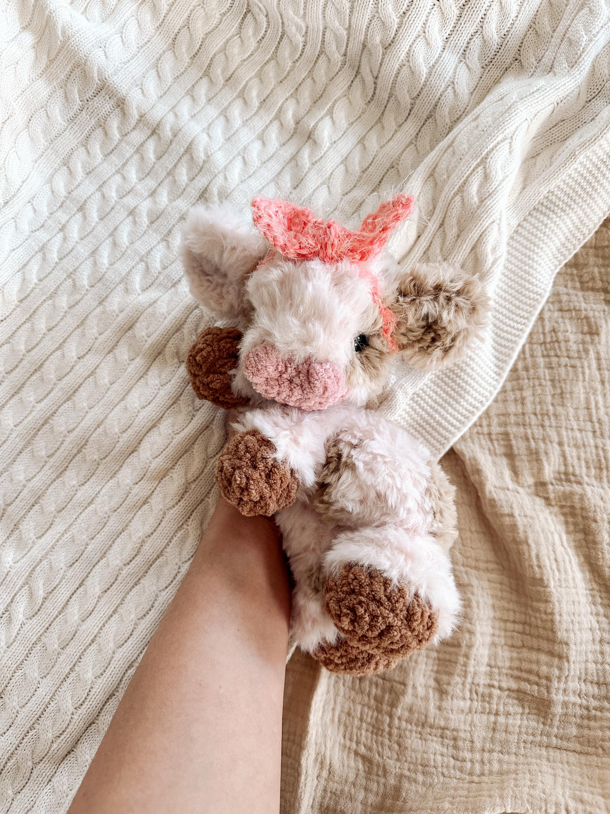 BkayCrochetCo Charlie the Calf Amigurumi Crochet Pattern PDF