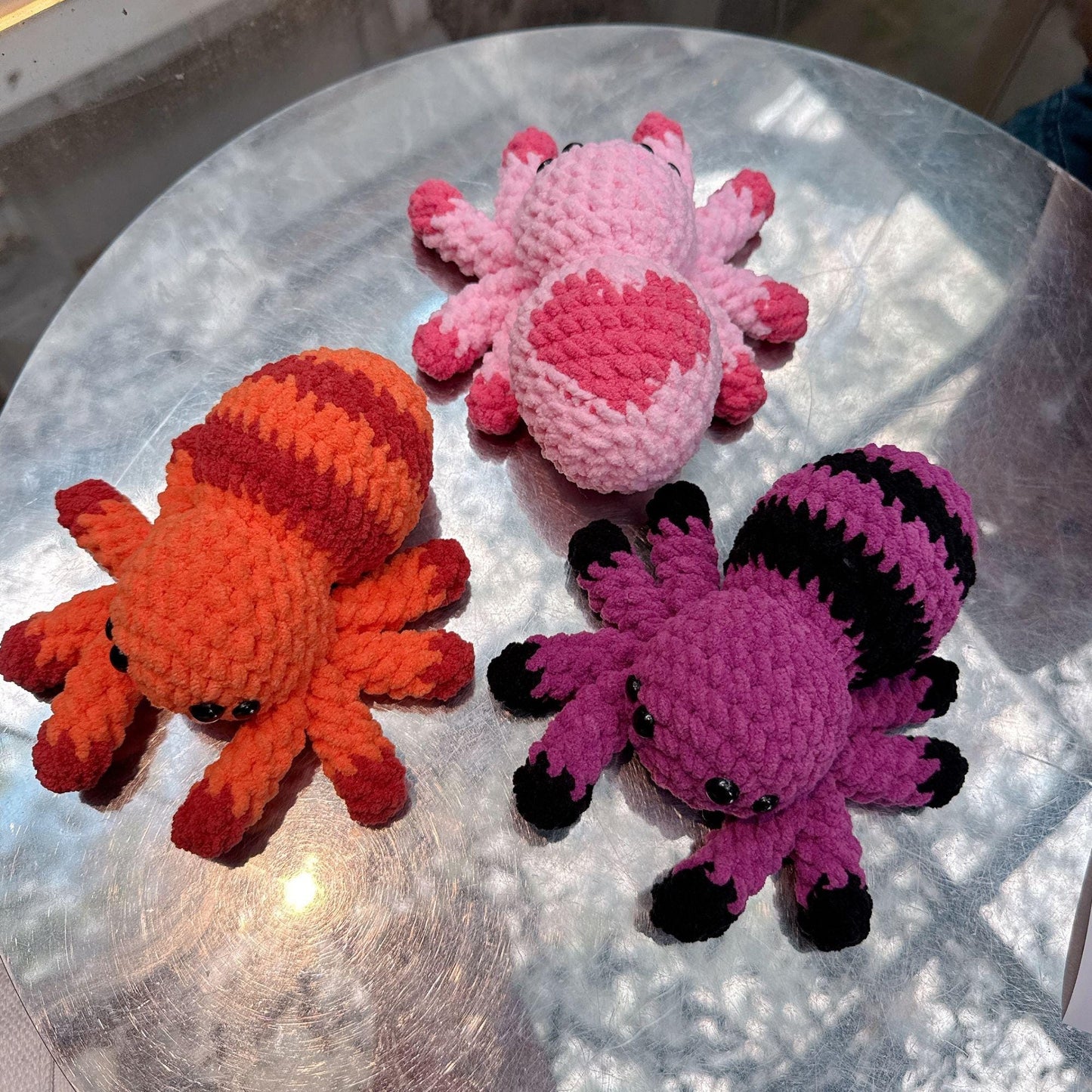 Bedabee 3-in-1 Spider Plushie Crochet Pattern Bundle Beginner Amigurumi