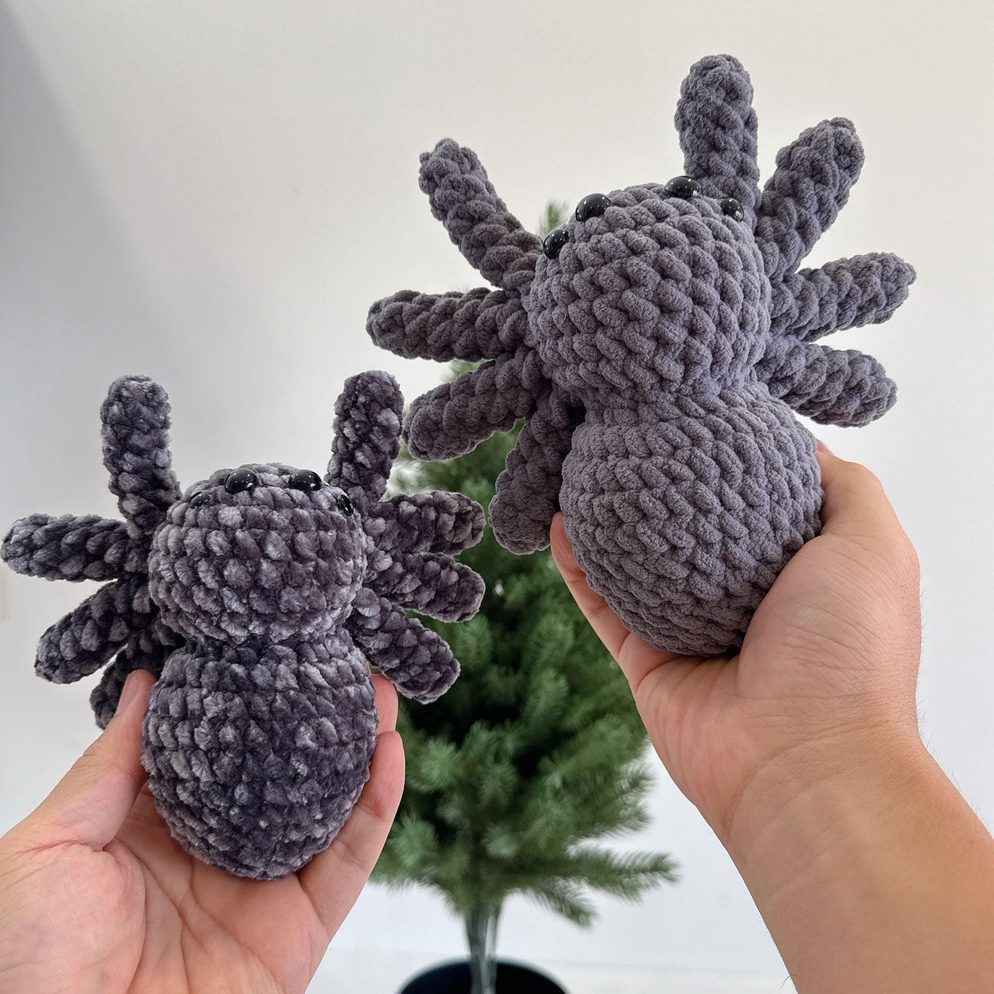 Bedabee 3-in-1 Spider Plushie Crochet Pattern Bundle Beginner Amigurumi