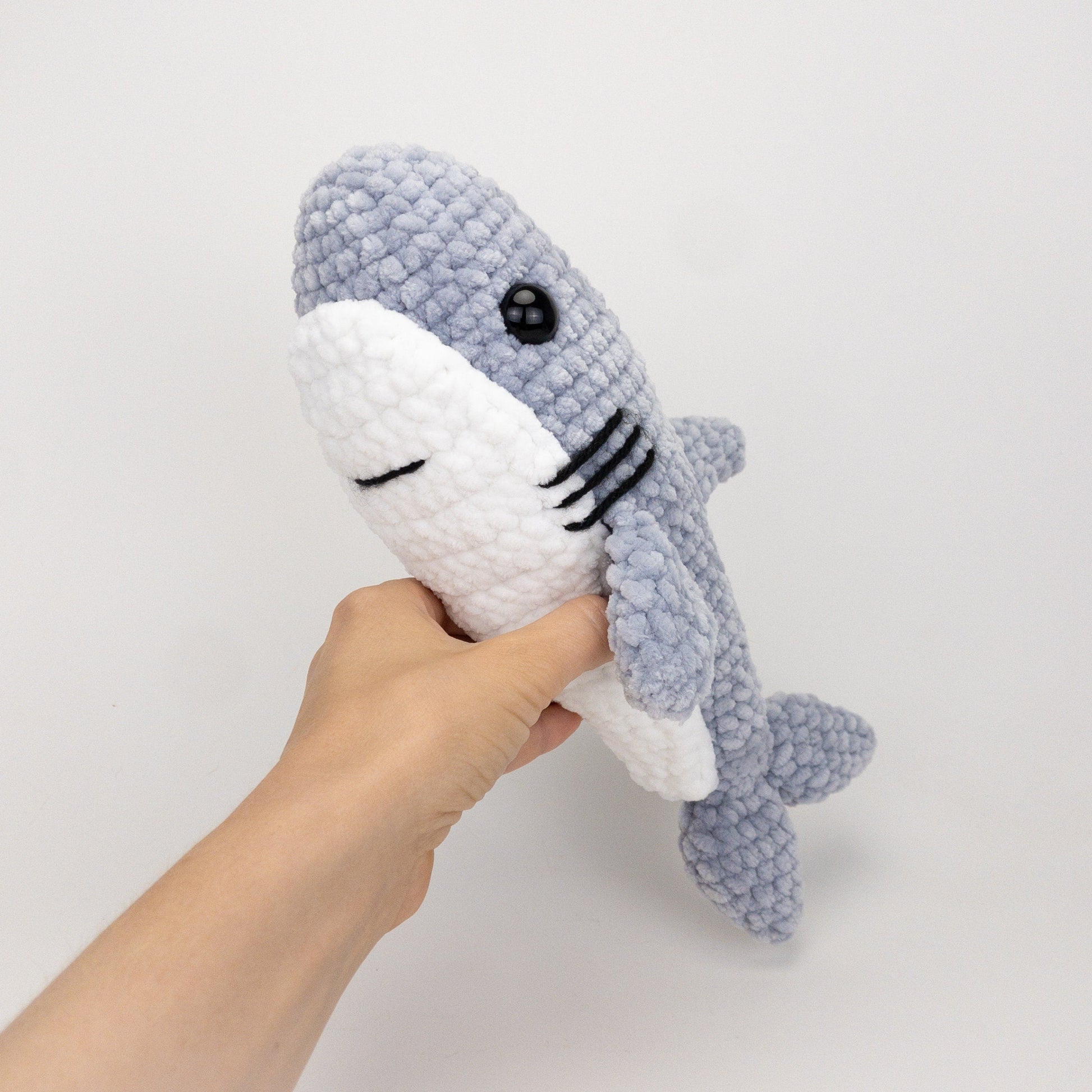 TheresasCrochetShop 4 Shark and Whale Plush Amigurumi Crochet Pattern Pack PDF