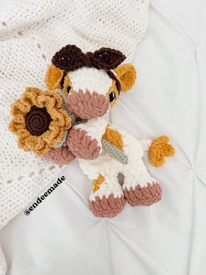 BkayCrochetCo Charlie the Calf Amigurumi Crochet Pattern PDF