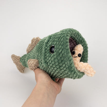 TheresasCrochetShop Plush Barry the Bass Amigurumi Crochet Pattern PDF