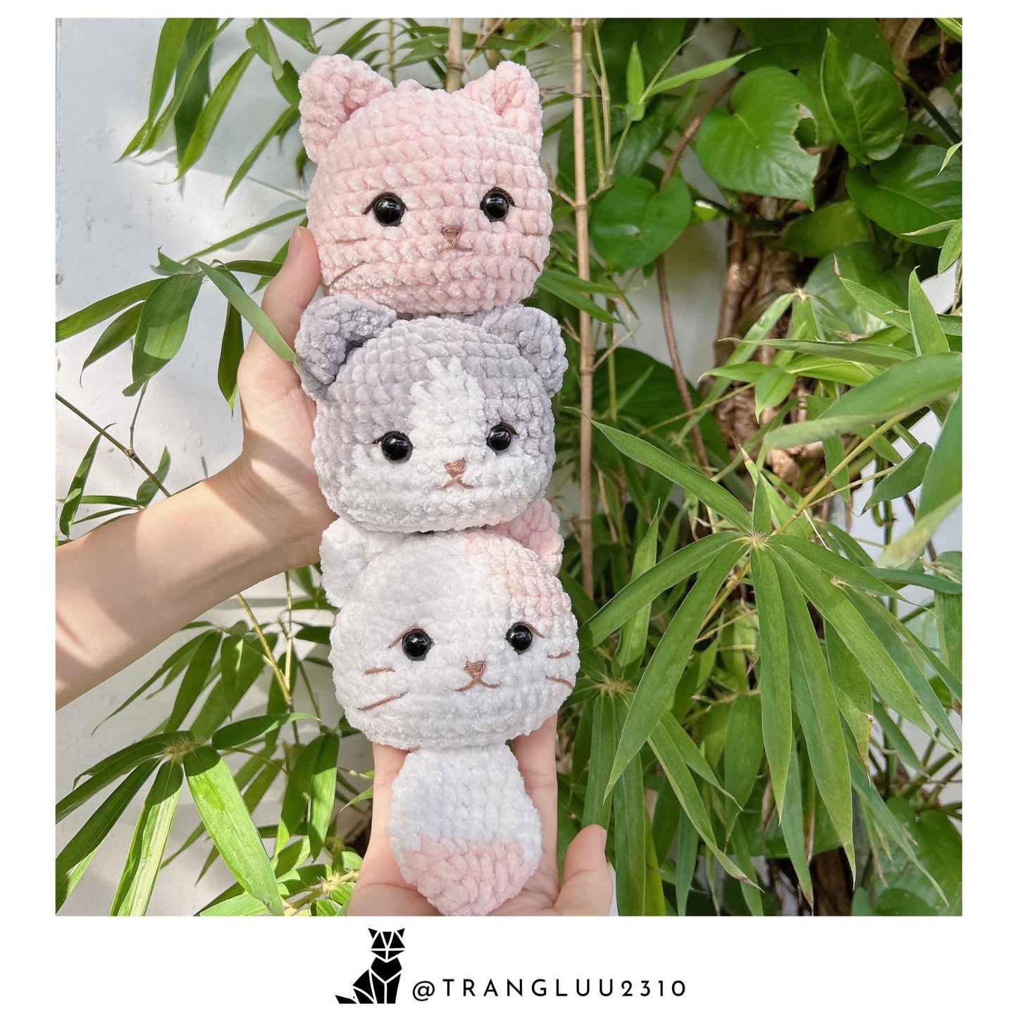 MagicRing Crochet Cat Pattern: Meow Mates (PDF Pattern)