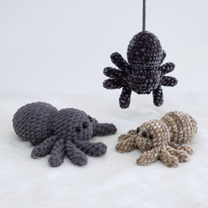 Bedabee No-Sew 3-in-1 Spider Plushies Crochet Pattern Bundle Amigurumi PDF Tutorial