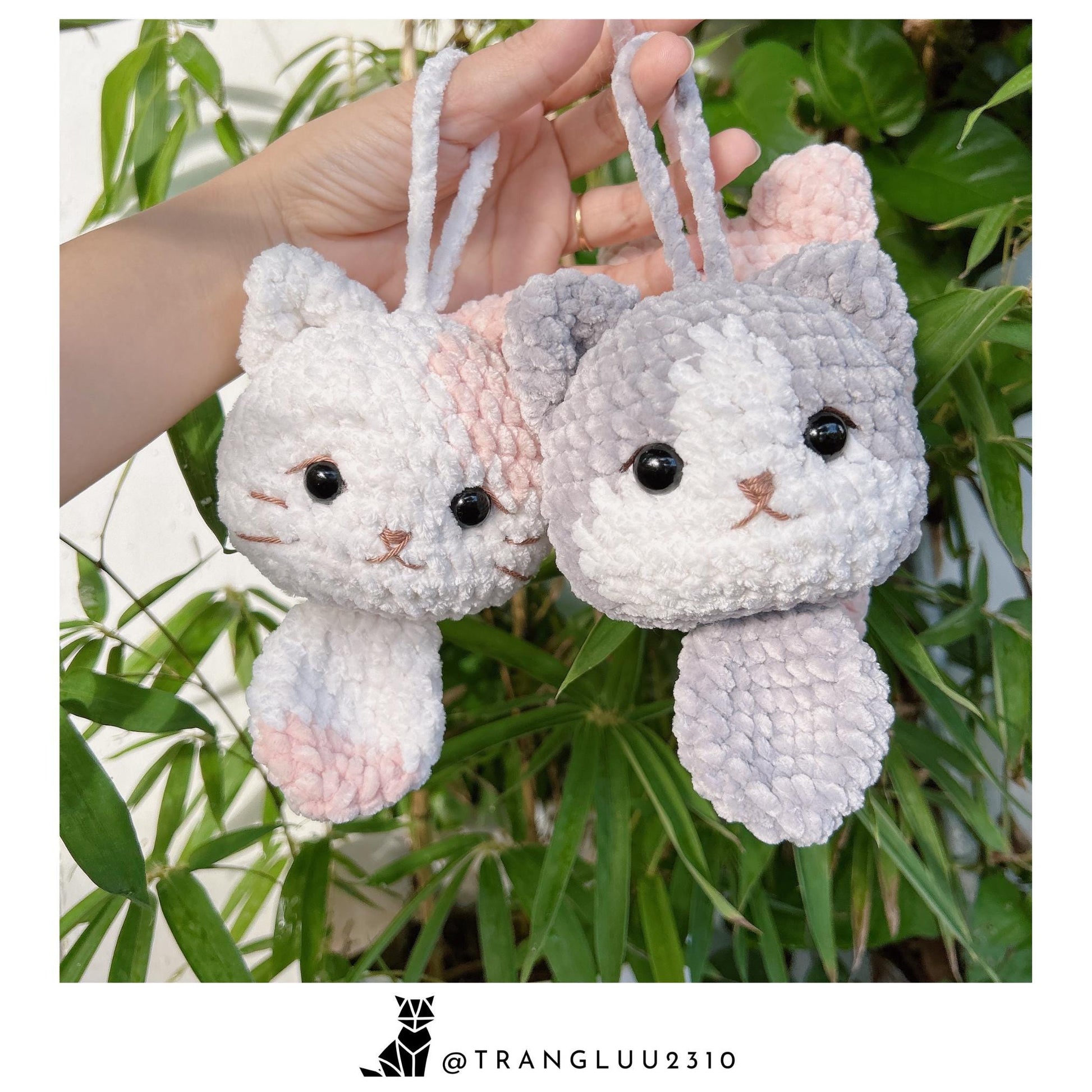 MagicRing Crochet Cat Pattern: Meow Mates (PDF Pattern)