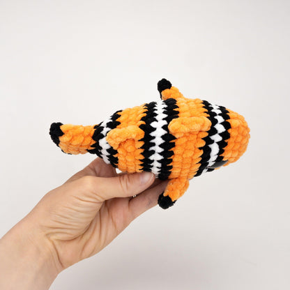 TheresasCrochetShop Low Sew Coral the Clownfish Amigurumi Crochet Pattern PDF