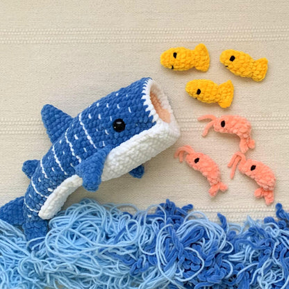 TheresasCrochetShop Winslow the Whale Shark Amigurumi Crochet Pattern PDF