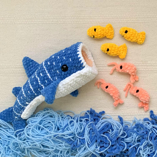 TheresasCrochetShop Winslow the Whale Shark Amigurumi Crochet Pattern PDF