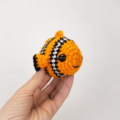 TheresasCrochetShop Low Sew Coral the Clownfish Amigurumi Crochet Pattern PDF