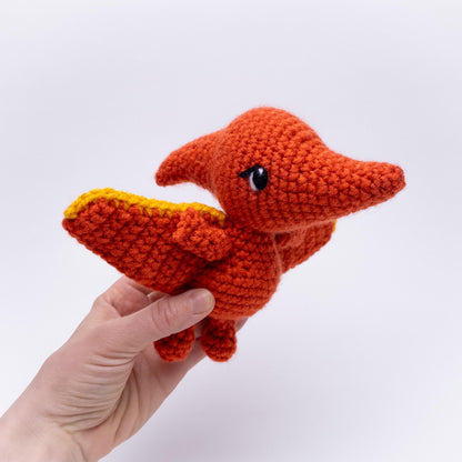 TheresasCrochetShop Plush Petra the Pterodactyl Amigurumi Crochet Pattern PDF