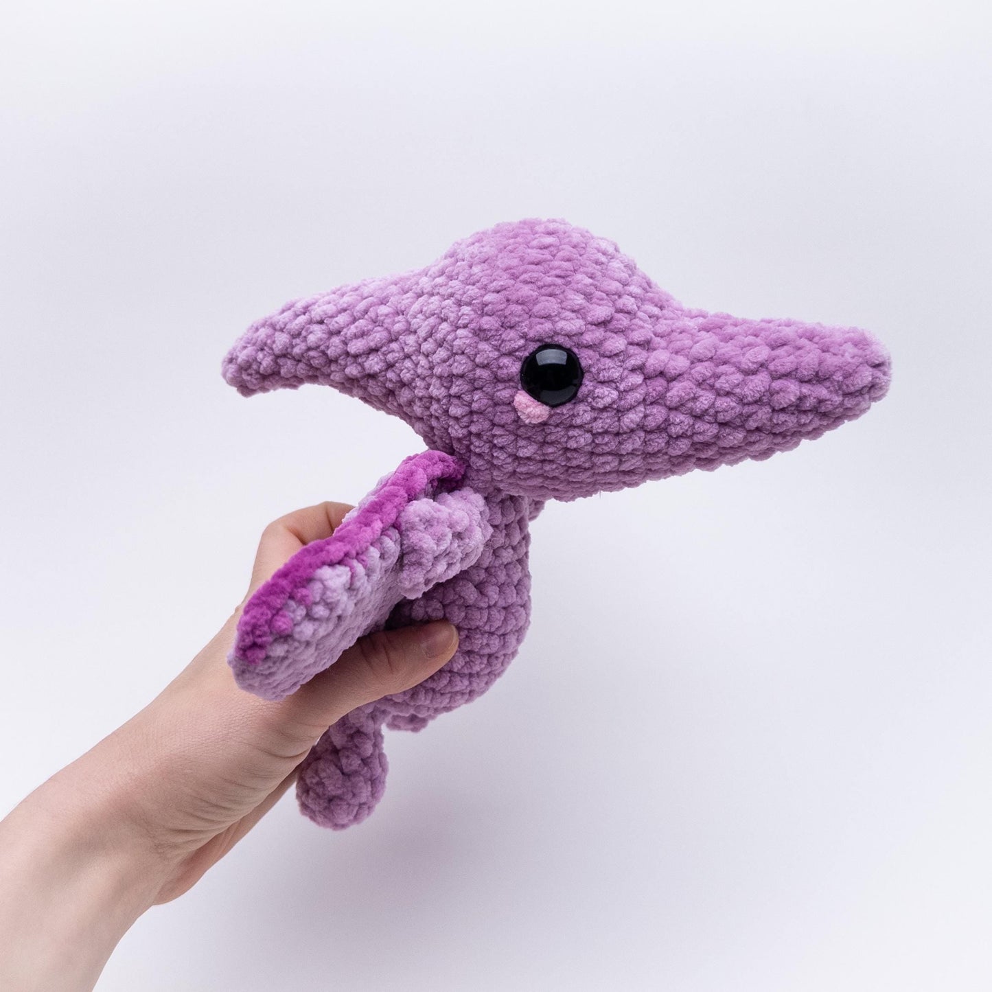 TheresasCrochetShop Plush Petra the Pterodactyl Amigurumi Crochet Pattern PDF