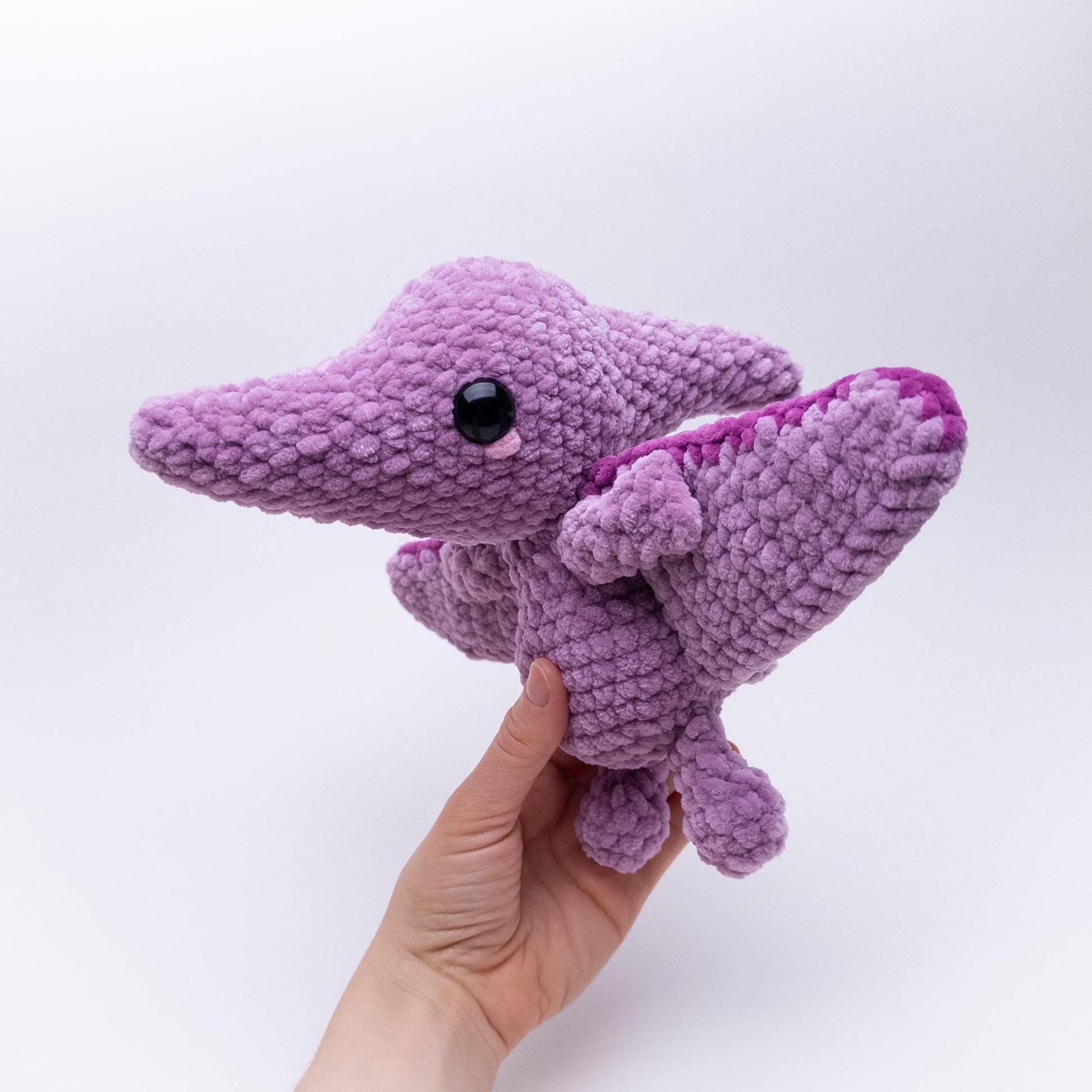 TheresasCrochetShop Plush Petra the Pterodactyl Amigurumi Crochet Pattern PDF