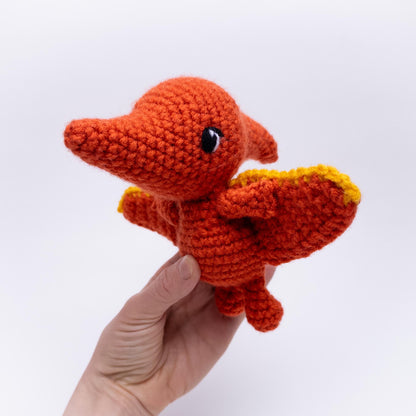 TheresasCrochetShop Plush Petra the Pterodactyl Amigurumi Crochet Pattern PDF