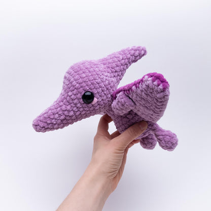 TheresasCrochetShop Plush Petra the Pterodactyl Amigurumi Crochet Pattern PDF