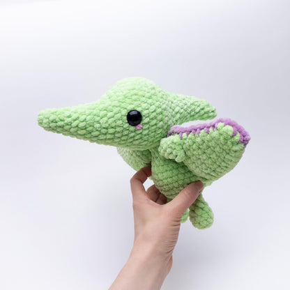 TheresasCrochetShop Plush Petra the Pterodactyl Amigurumi Crochet Pattern PDF