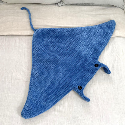 TheresasCrochetShop No-Sew Maverick Manta Ray Amigurumi Crochet Pattern PDF