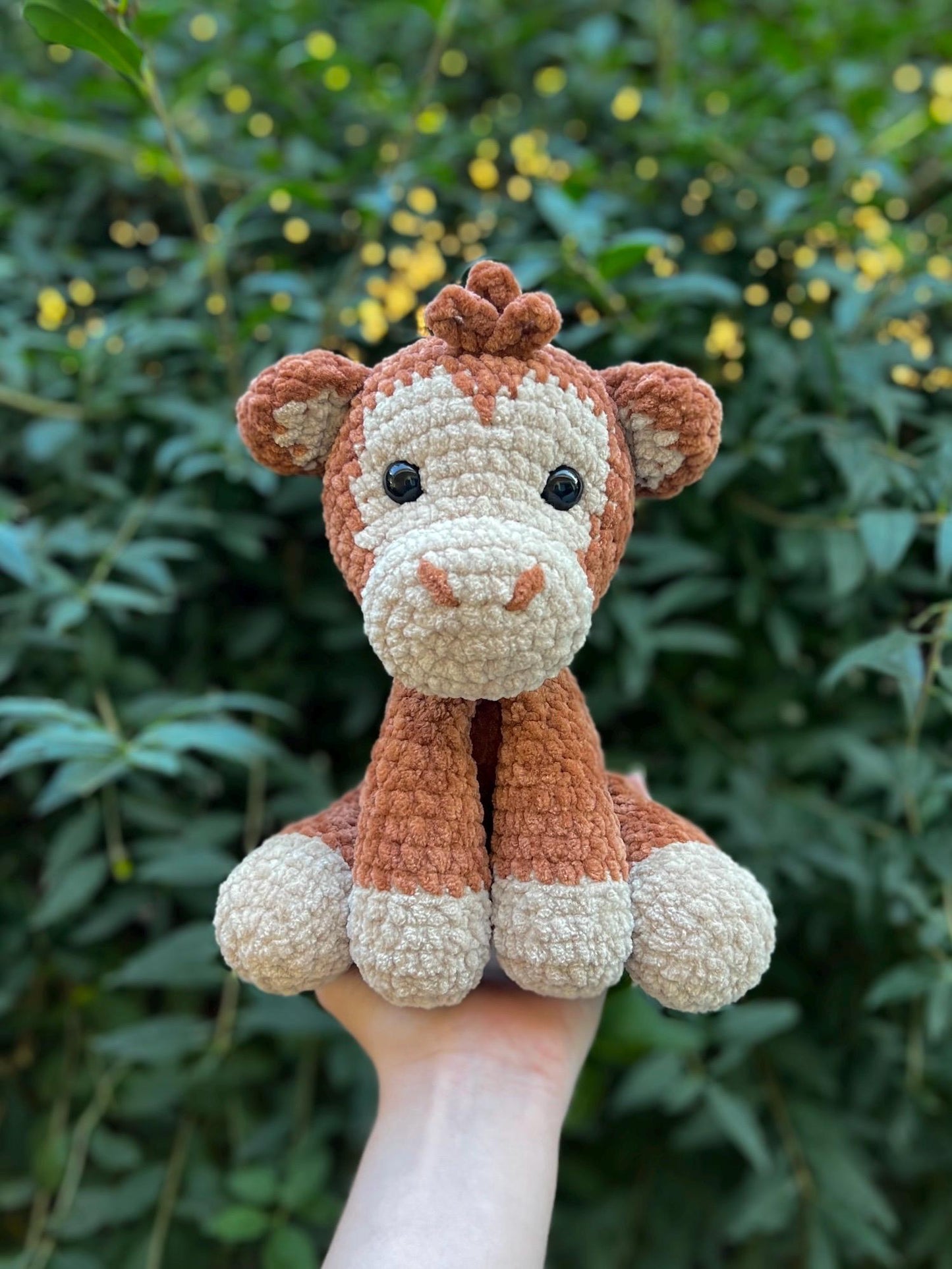KnotsandSnugglesCo Crochet Sitting Monkey Amigurumi Pattern PDF