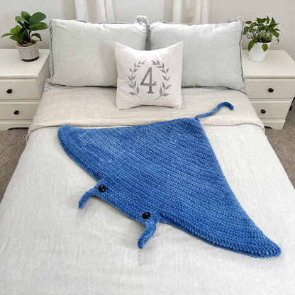 TheresasCrochetShop No-Sew Manta, Mega, and Mini Ray Amigurumi Crochet Pattern Pack PDF