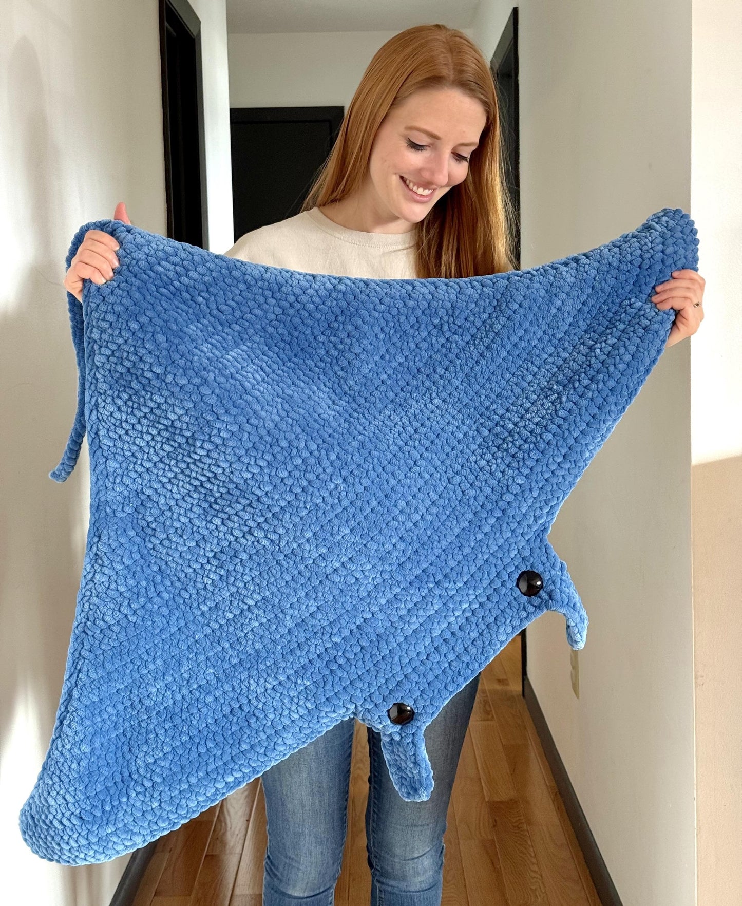 TheresasCrochetShop No-Sew Maverick Manta Ray Amigurumi Crochet Pattern PDF