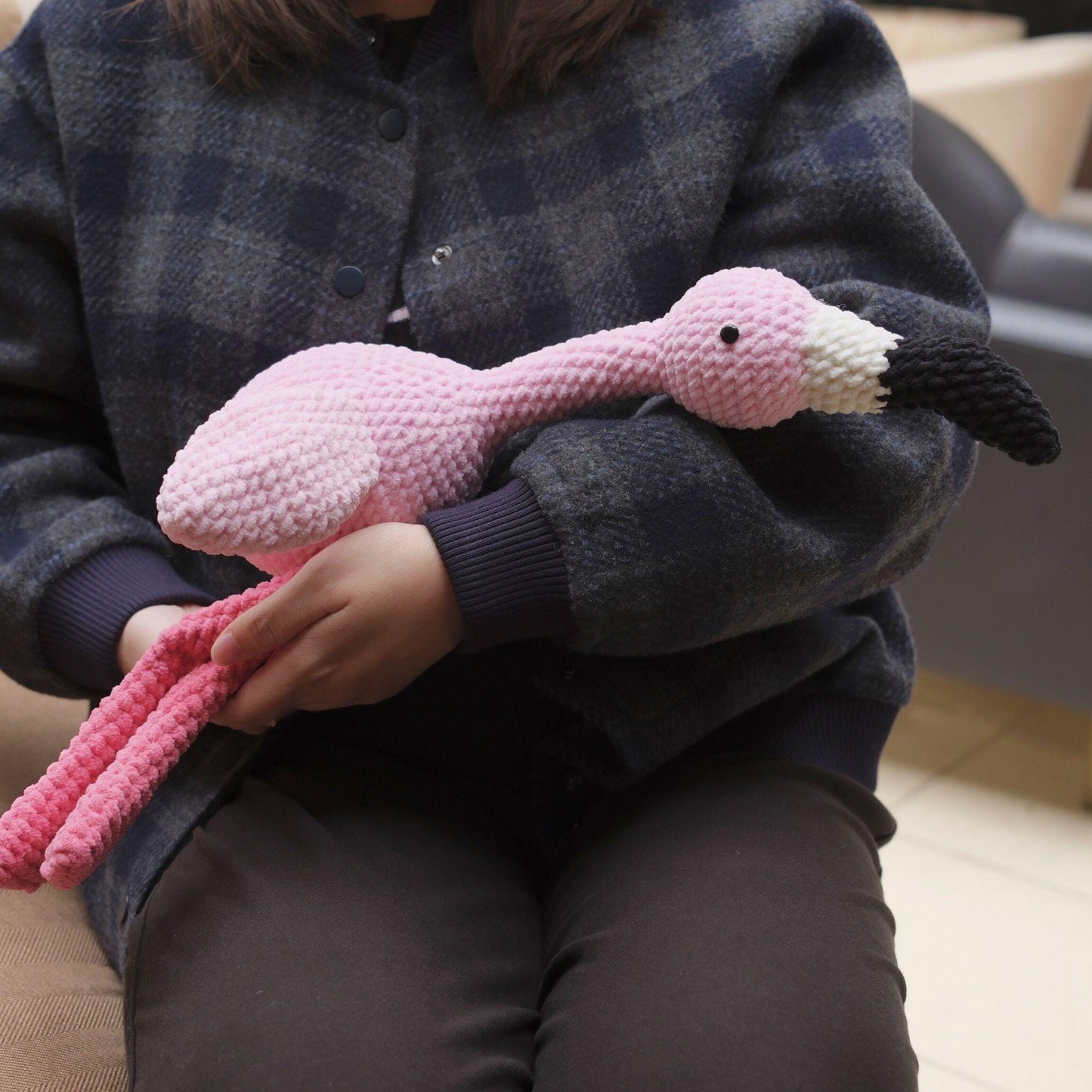 Bedabee Little Flamingo Crochet Pattern Amigurumi PDF Tutorial