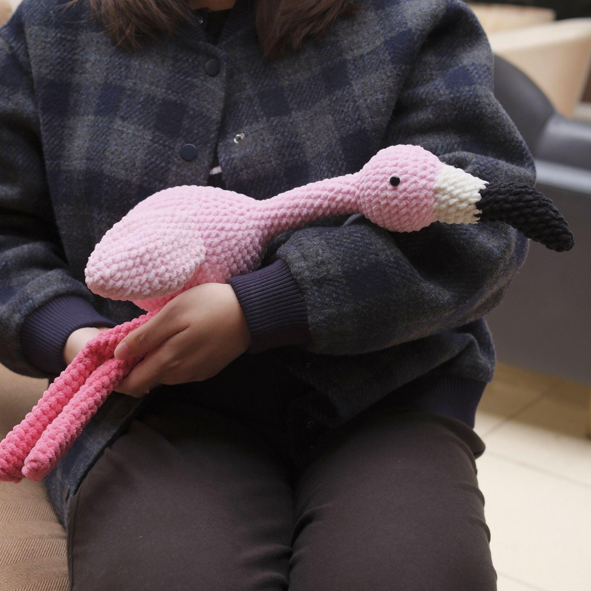 Bedabee Little Flamingo Crochet Pattern Amigurumi PDF Tutorial