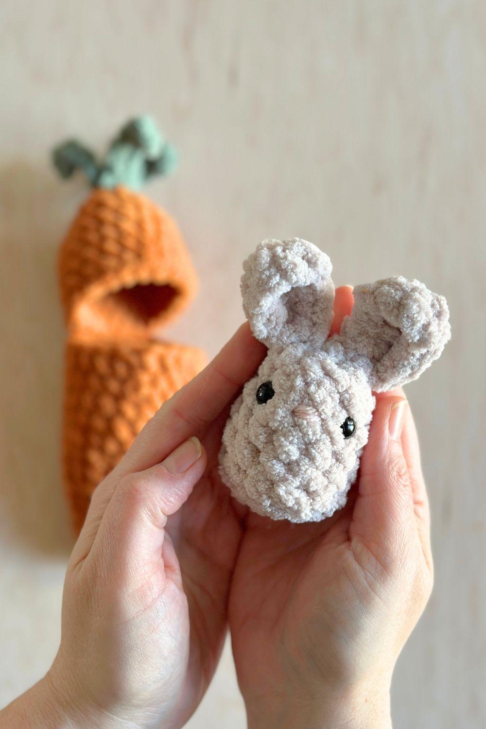 Oak and Marlow Hatching Carrot Crochet Pattern