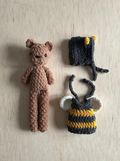 Oak and Marlow Finn Bear + Fairy Mod Crochet Pattern (Fable Collection)