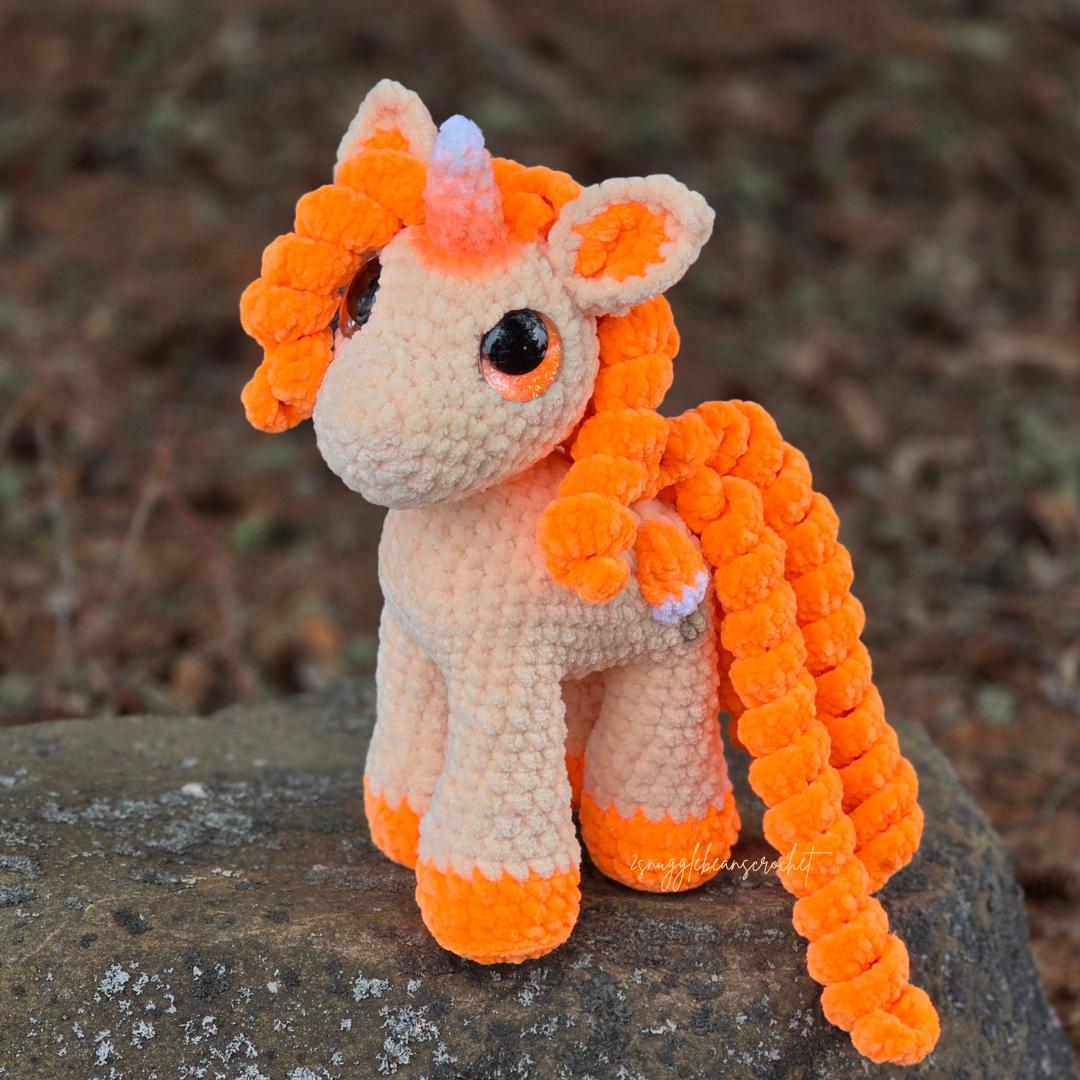 SnuggleBeansCrochet Willow the Unicorn Crochet Pattern 2-in-1 Pegasus Amigurumi PDF