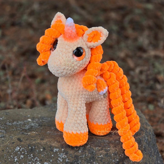 SnuggleBeansCrochet Willow the Unicorn Crochet Pattern 2-in-1 Pegasus Amigurumi PDF