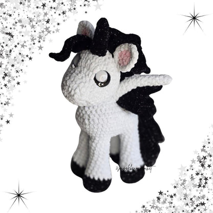 SnuggleBeansCrochet Willow the Unicorn Crochet Pattern 2-in-1 Pegasus Amigurumi PDF