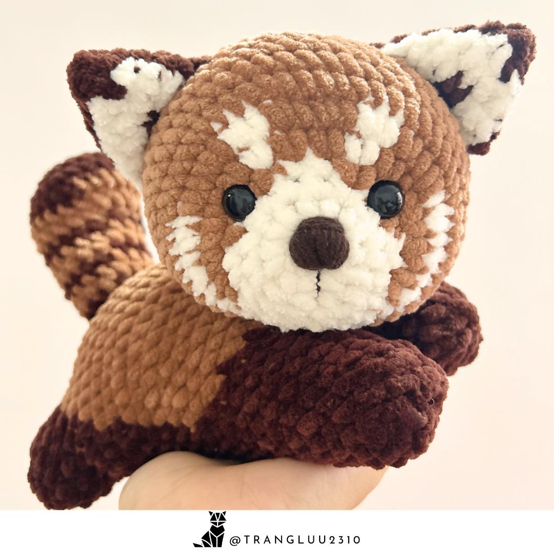 MagicRing Red Panda Crochet Pattern (PDF Pattern)