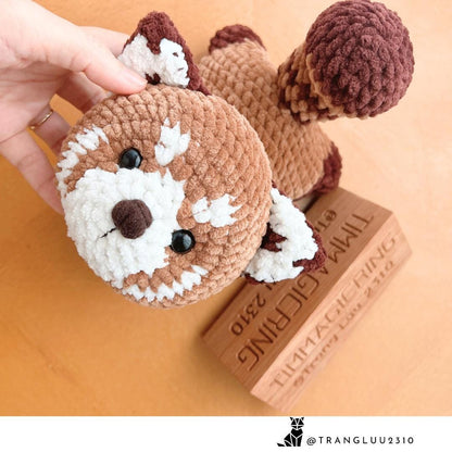 MagicRing Red Panda Crochet Pattern (PDF Pattern)