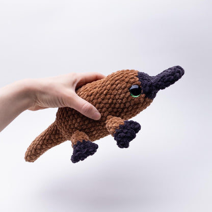 TheresasCrochetShop No-Sew Platrick the Platypus Amigurumi Crochet Pattern PDF